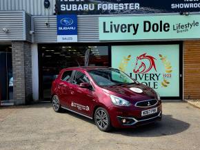 MITSUBISHI MIRAGE 2018 (67) at Livery Dole Ltd Exeter