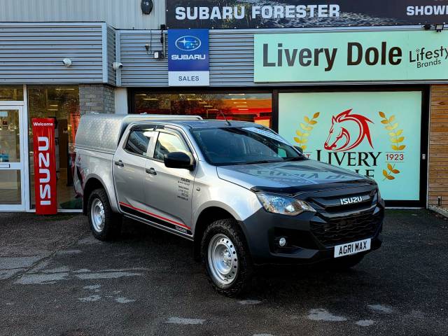 Isuzu D-max 1.9 TD Utility Diff Lock Pickup Double Cab 4dr Diesel Manual 4WD Euro 6 (s/s) (164 ps) Pickup Diesel Silver