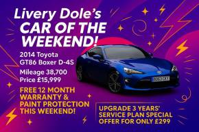 TOYOTA GT86 2014 (63) at Livery Dole Ltd Exeter