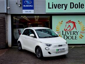 FIAT 500E at Livery Dole Ltd Exeter