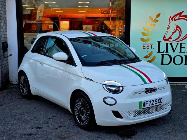 Fiat 500e 0.0 87kW Icon 42kWh 3dr Auto Hatchback Electric WHITE